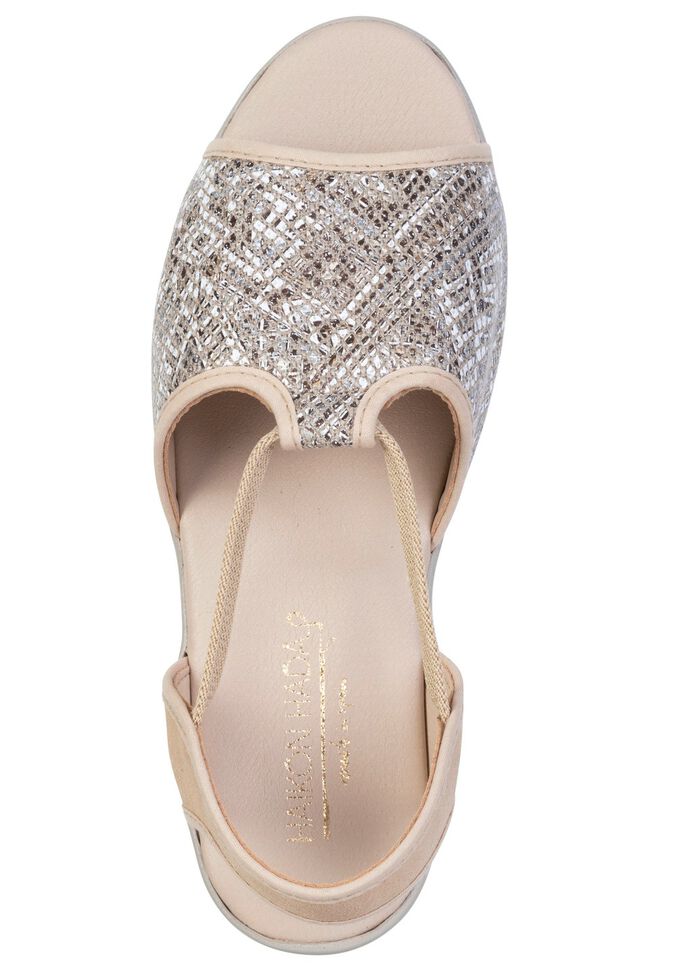 Somriga damsandaler, bredd G, med res&aring;rband 