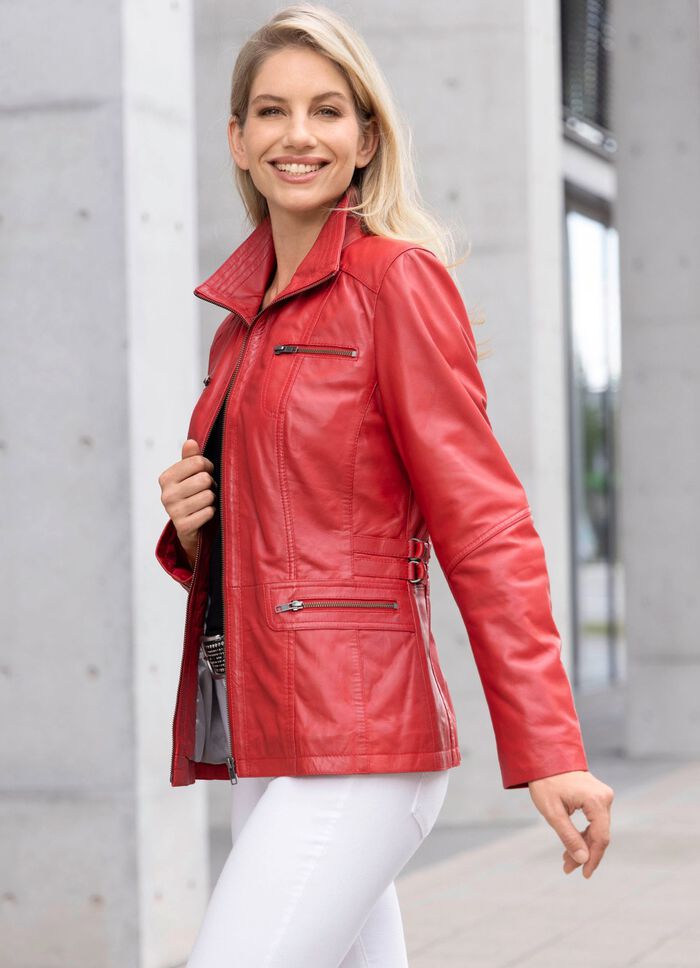 Kort skinnjacka fr&aring;n &ldquo;Caminari&rdquo; 