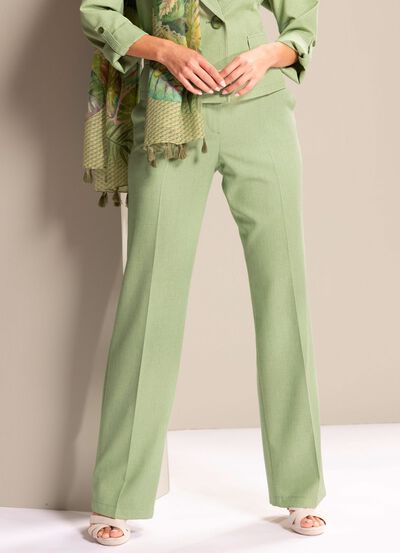 Byxor med elastisk midja bak 