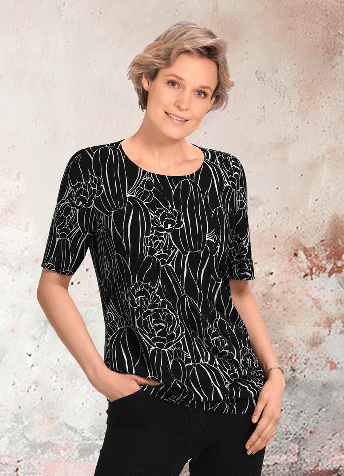 Skjorta med all-over tryck 