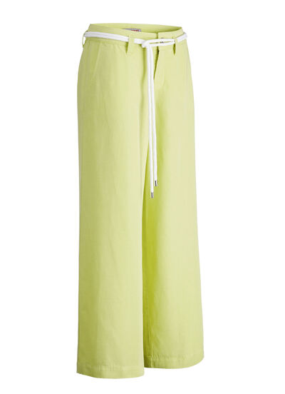 Culottes med ett trendigt snörbälte 