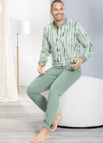 Pyjamas med knappslå och muddar, 