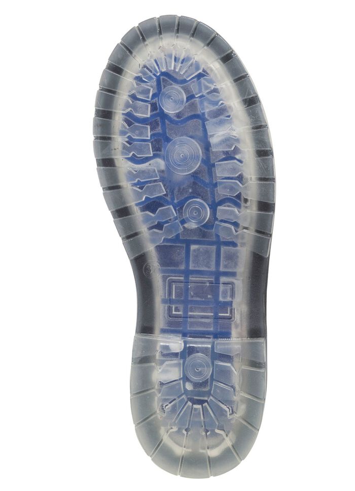 Gemini ankelst&ouml;vel med sn&ouml;rning i mjukt nappal&auml;der av kohud VIT