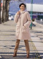 V&auml;ndbar kort kappa i oversized-look 