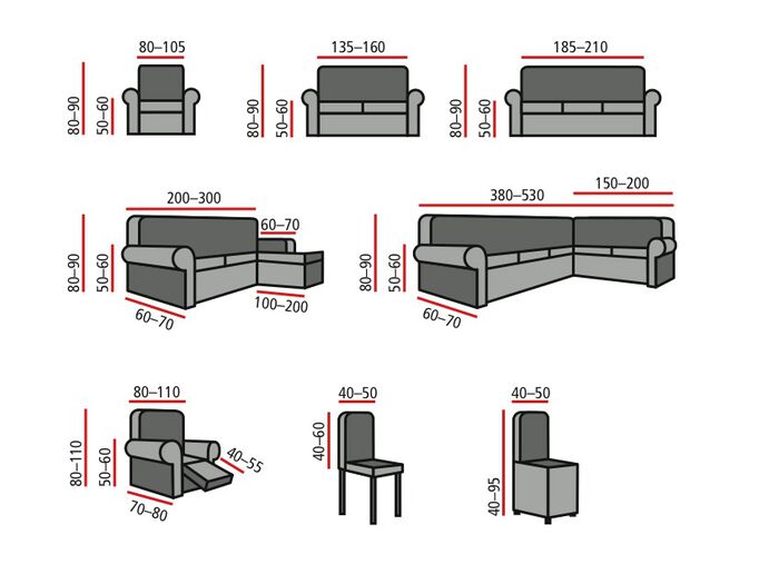 Bielastiska stretchöverdrag från Webana BEIGE