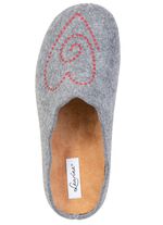 Laurina, klassiska damtofflor, med avtagbar fotb&auml;dd 