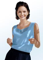 Topp med plauenspets TURKOS