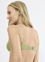 Triumph Amourette bygel-bh tillverkad av fin elastisk spets PISTAZIE