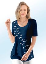 Skjorta i en subtil randig design 