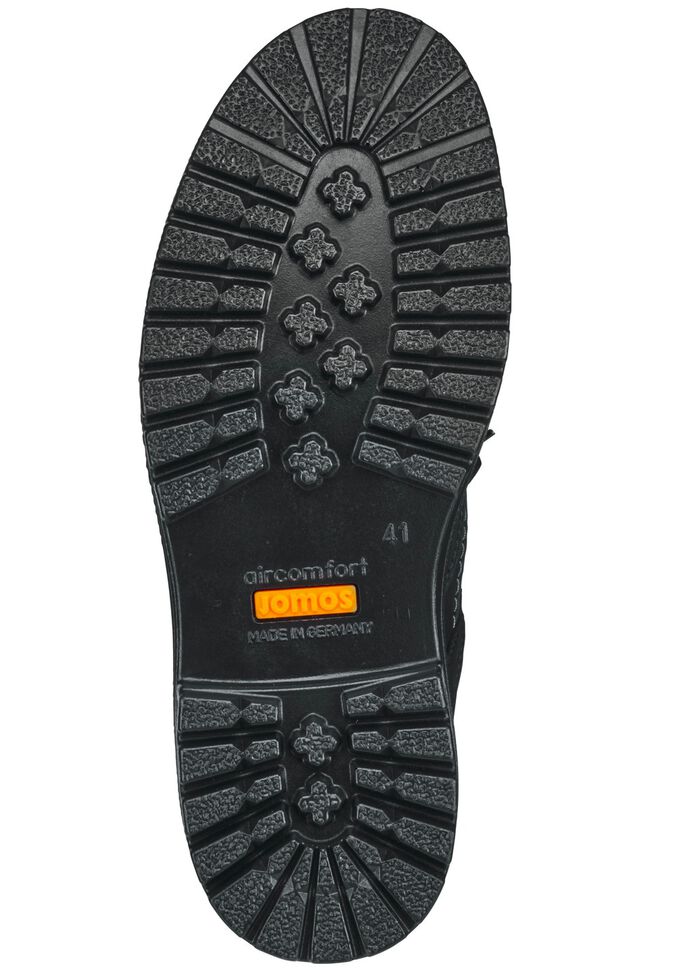 GINO GALANTE, andningsbara herrskor med sn&ouml;rning och uttagbar fotb&auml;dd SVART