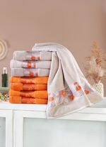 Frott&eacute;serie med tryckt polyesterb&aring;rd 