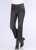 Bootcut jeans SVART-VITT