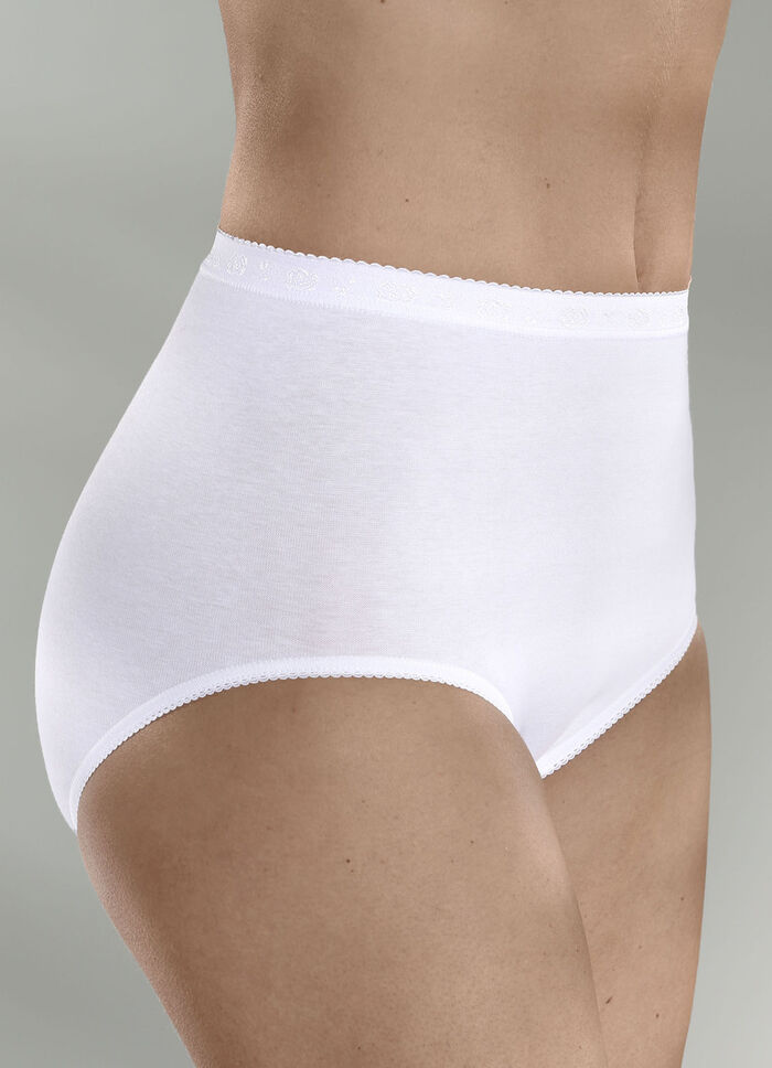 Trepack trosor med elastiska muddar, 