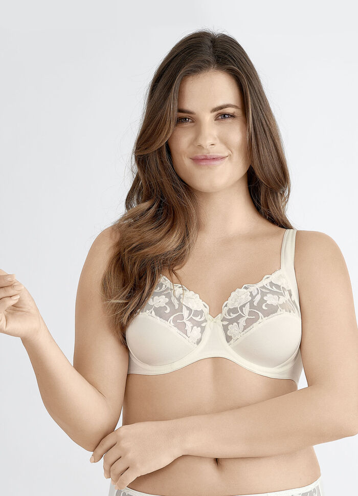 Felina bygel-bh med broderi spets MOUSSERANDE VIN