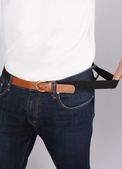 Elastiska b&auml;lten, set om 4, passar alla storlekar 