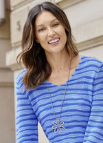 Ormkedja med blomformat h&auml;nge 