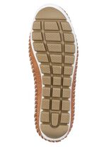 Gemini, sommarsabot f&ouml;r kvinnor, vidd G, med uttagbar fotb&auml;dd COGNAC