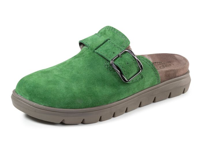 ELENA EDEN Tr&auml;sko med justerbart stag GR&Ouml;NT