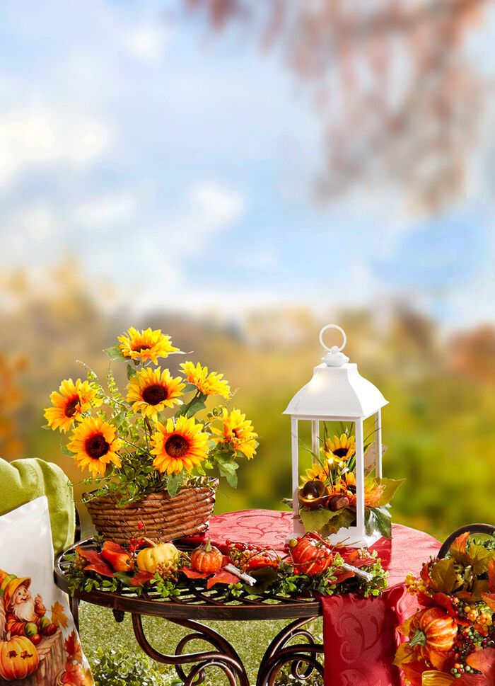 Bordsskiva av konst och textilmaterial 