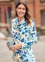 Skjorta med vattenfallsringning 