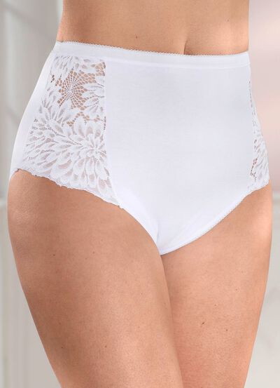 Laurina fyrapack trosor med elastisk spets 