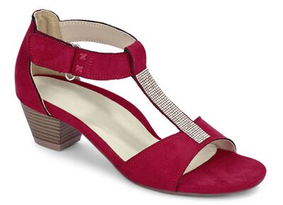 Andrea Conti, eleganta damsandaler med kardborreband, , large