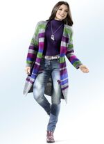 Jeans med aktuella cut-out-effekter JEANS BL&Aring;