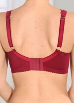 BH med subtilt gl&auml;nsande elastisk spets 