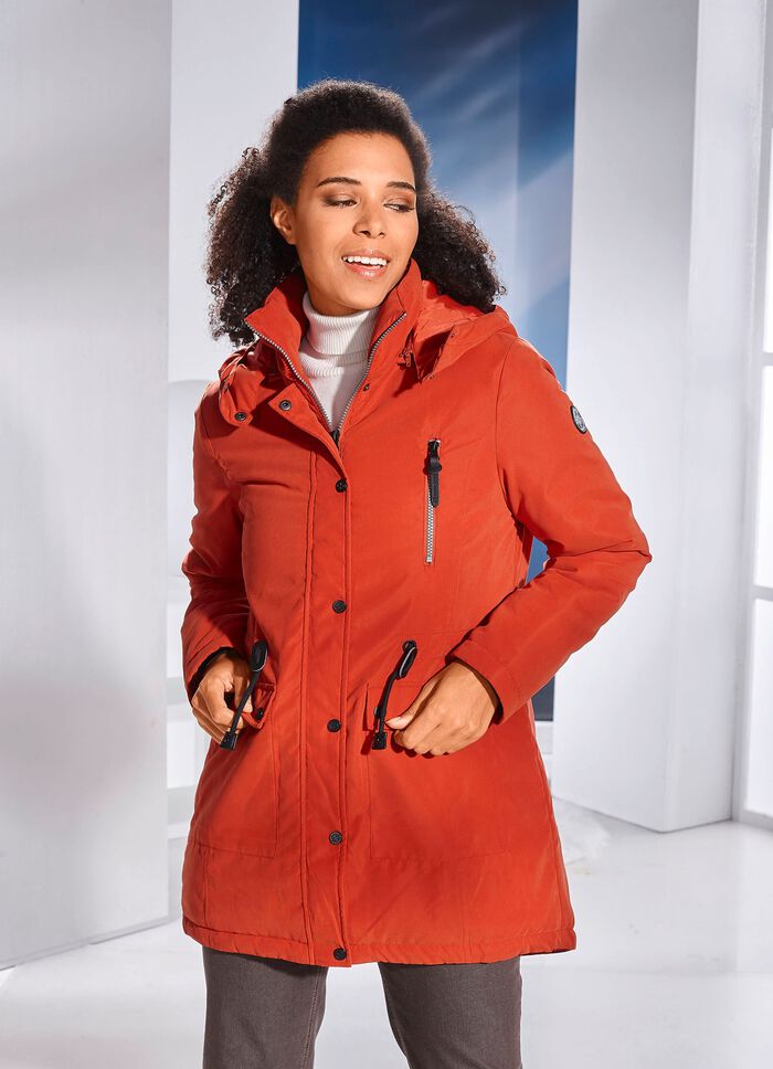 L&aring;ng jacka med 2-v&auml;gs dragkedja 