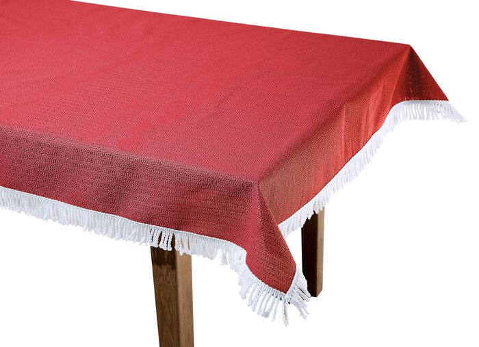 Vind- och v&auml;derbest&auml;ndig tr&auml;dg&aring;rdsduk med fransar 