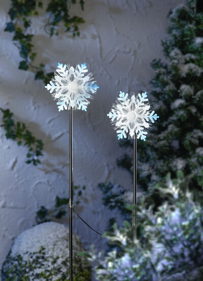 LED-kontakt "Snöflinga", 2-pack 
