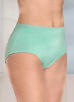 Fyrapack trosor med dekorativt res&aring;rband i midjan 