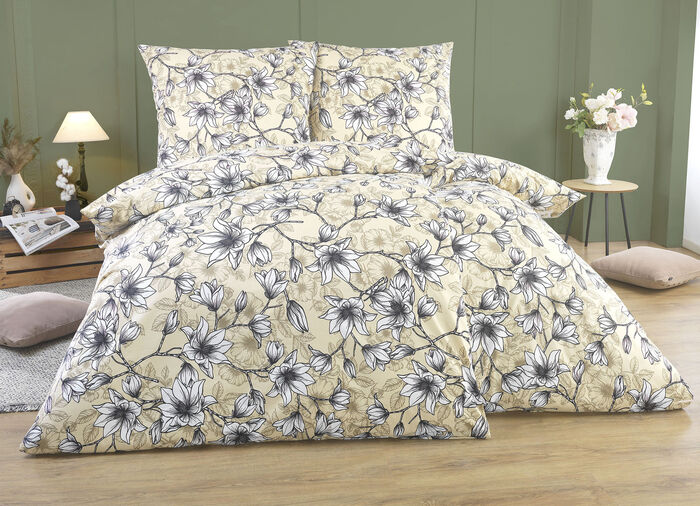 Sängkläder i Renforcé-kvalitet BEIGE