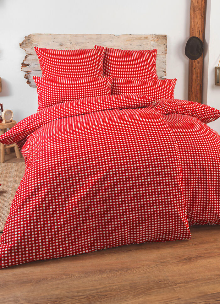 Bäddset med dragkedja RÖD