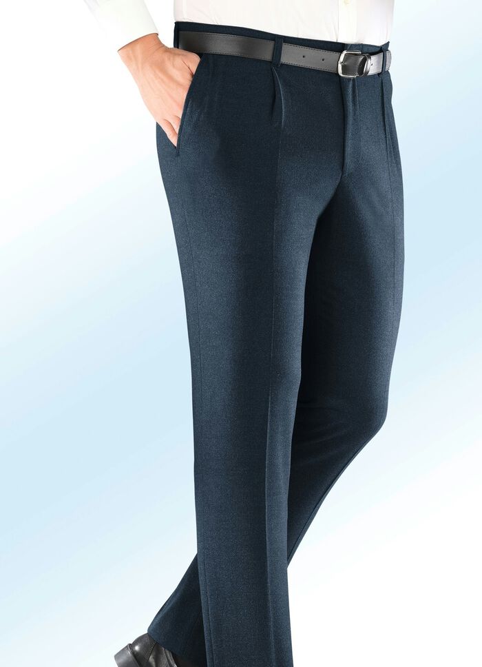 Stretchbyxor "Klaus Models" med veck 