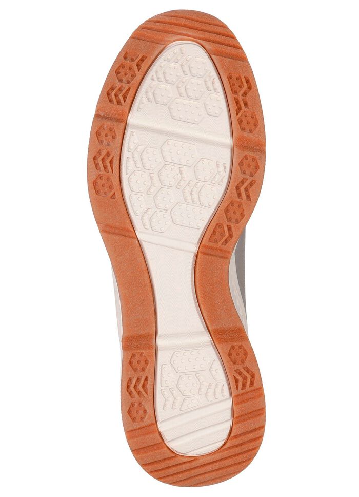 SKECHERS, sportiga damsneakers med sn&ouml;rning TAUPE