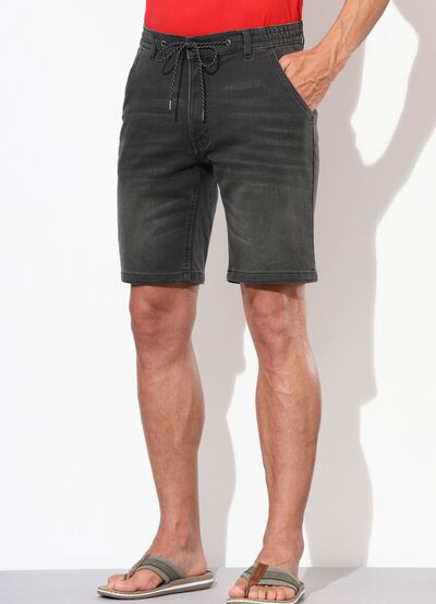 Casual denim bermudashorts i 3 f&auml;rger 