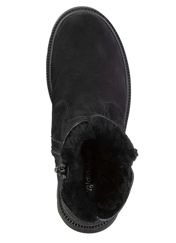 Waldl&auml;ufer st&ouml;vlar i nubuckskinn SVART