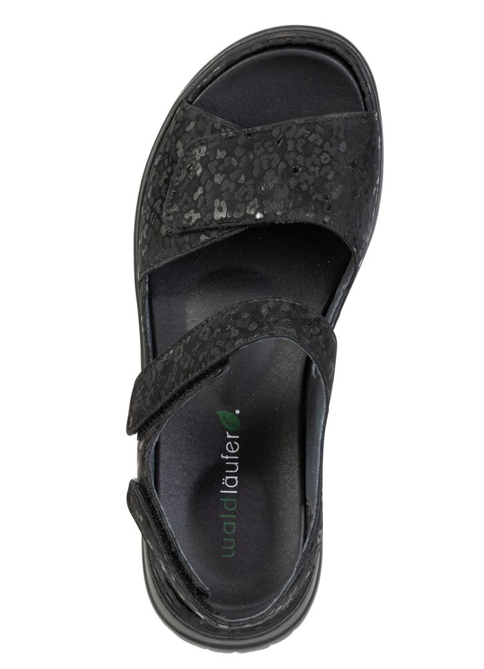 Waldl&auml;ufer, bekv&auml;ma damsandaler, bredd H, med uttagbar fotb&auml;dd 