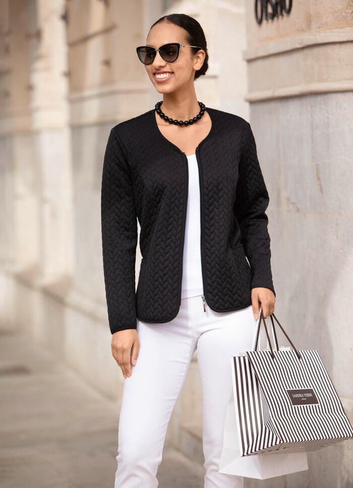 Blusjacka med dragkedja 