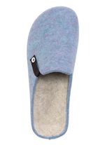 Laurina, trendiga damtofflor, vidd G, med anatomiskt formad fotb&auml;dd HIMMELBLAU