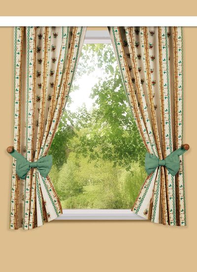 Enkel halsduk i linne-look med universalskena 