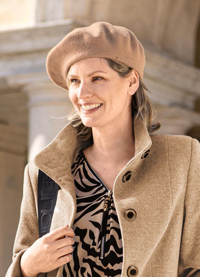 Elegant dambasker med kokt ull 