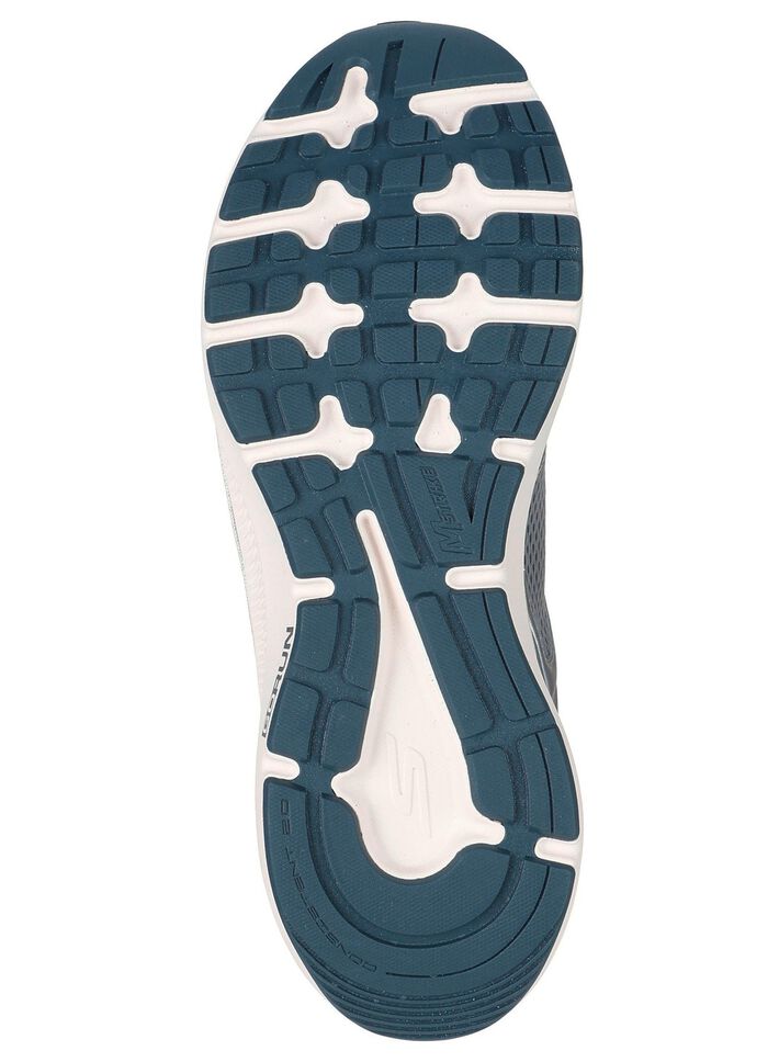 SKECHERS sneakers i metalliskt l&auml;der med sn&ouml;rning 