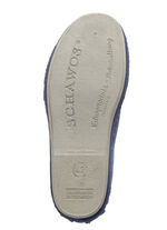 Tofflor i ullfilt med anatomiskt formad fotbädd MARINE