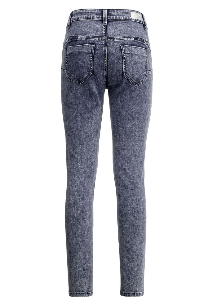 Ankellånga, figurformade jeans, 