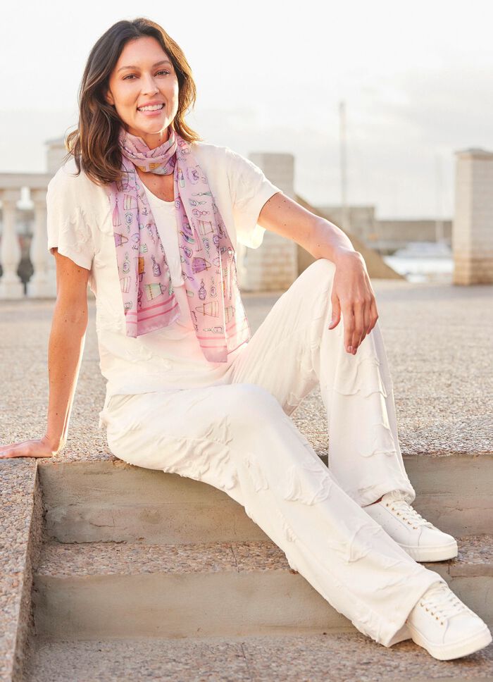 Skjorta med neds&auml;nkta axlar 