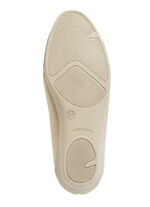 Skor av elastiskt textilmaterial BEIGE-BRAUN