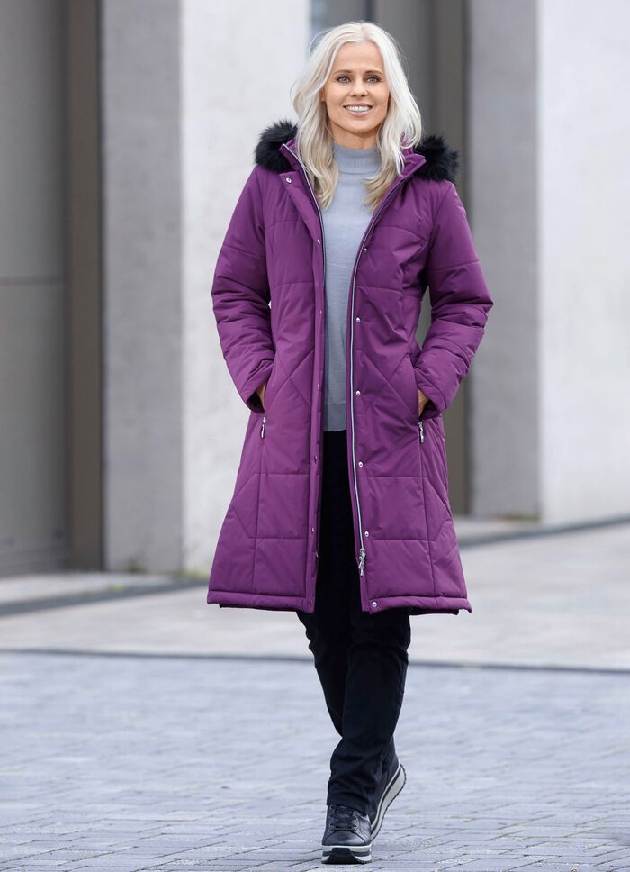 Kappa med dragkedja i sidorna CYKLAMEN