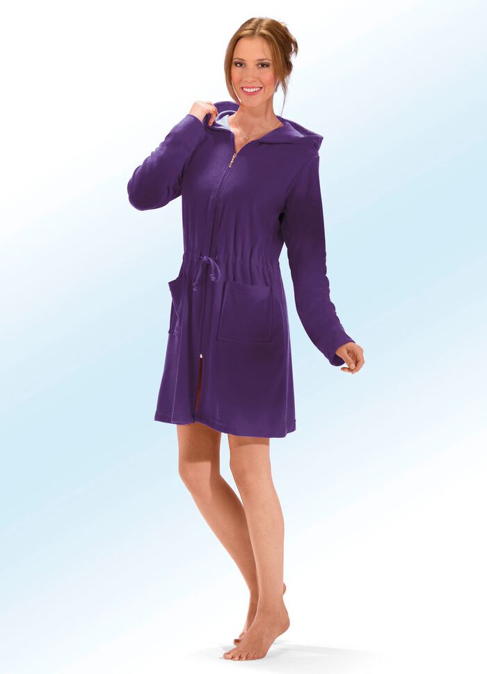 Badrock med dragsko LILA